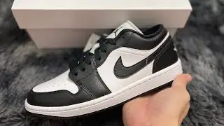 Unbox - Closing Nike Air Jordan 1 Low Panda Black and White DC0774-101
