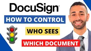 How To Control Which Docs Your Recipients See With Document Visibility | DOCUSIGN TUTORIAL