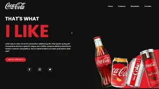 How to create a website landing page tutorial in html css and javascript 