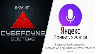Terminator and Yandex Alice answer questions