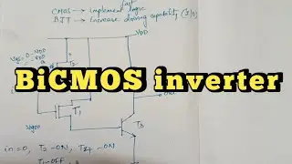 BiCMOS inverter @ExploretheWAY