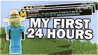 bullying bozos in warzone + my first 24 HOURS on factions! *RICH* | Minecadia Factions