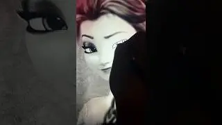 How To Draw Elsa Eye || Very Easy 🤩 || #elsa #drawing #art #shorts