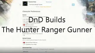 DnD 5e Build - The Hunter Ranger Gunner