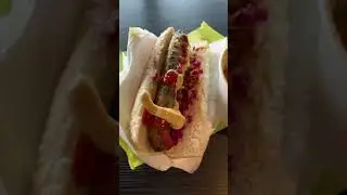Ikea food shop eating vegan hot dog and meatballs