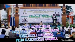 PAWAI MOBIL HIAS DAN MERAYAKAN HARI RAYA IDUL FITRI BERSAMA (PHBI) KABUPATEN MIMIKA