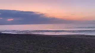 Sunrise at Fuengirola beach Costa del Sol
