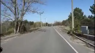 Проезд по мосту смерти к КПП Припять