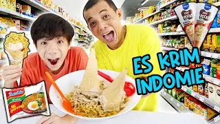 BUY INDOMIE ICE CREAM WHOLESALE! MUKBANG GRILLED ICE CREAM WITH INDOMIE!! CnX Adventurers