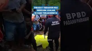 FIRASAT TERAKHIR Nia Sebelum Jualan Gorengan di Hari Terakhirnya, Ngeluh ke Kakaknya