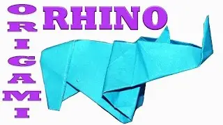 Origami : Rhino - How To Make a paper Rhino - easy Tutorial💌 Paper Factor 💌