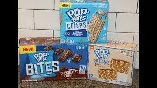 Pop Tarts: Crisps Blueberrific, Bites Chocolatey Fudge & Pretzel Cinnamon Sugar Review