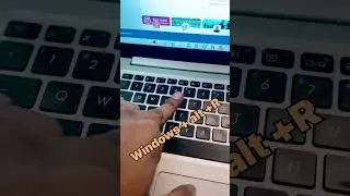laptop shortcut | laptop screen recording with audio | #shorts  #tech