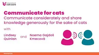 Communicate for Cats - Lindsey Quinlan talks with Feline Wellbeing Panel member Noema Gajdoš Kmecová