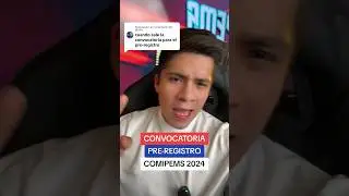 CONVOCATORIA Y PREREGISTRO | COMIPEMS 2024