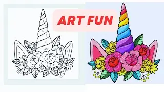 Art fun / colour the picture / fun art colour /ART FUN