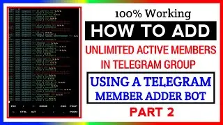 How To Add Unlimited Active Member in Telegram Group | Telegram Group Me Members Kaise add Kare |