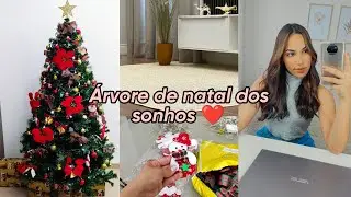 Minha árvore de natal dos sonhos, tapete novo para sala e mudei o visual.🥰