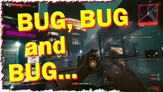 Cyberpunk 2077 - Chase sequence BUG, No gun BUG, No sound BUG, No reaction BUG. After day 1 patch.