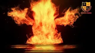 ID #1394 - Rising Fire Logo Animation Intro Reveal - Design Bank Logo Animation