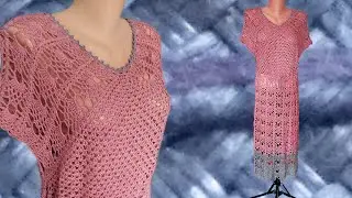 Как вязать платье 