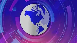 HD Globe Animation for News Related Channel Video Background || Royalty Free Globe Animation
