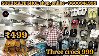 Breaking stock slippers, just ₹499 three crocs just ₹999 imported shoes starting ₹450 ￼@d17