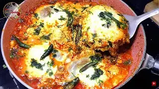 Egg recipe |  Egg masala recipe | Indian street food | Anda ghotala | Egg gravy | Masala Poached Egg