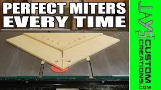 PERFECT Miters With A Table Saw Miter Sled - 145