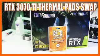 We Fixed Our Thermal Throttling Nvidia Zotac RTX 3070 Ti with GPURisers 20W Thermal Pads!