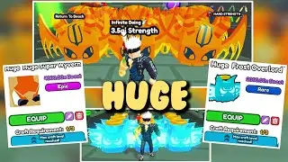 I Crafted New Quest Huge Super Wyvern and Frost Overlord Into HUGE in Arm Wrestle Simulator