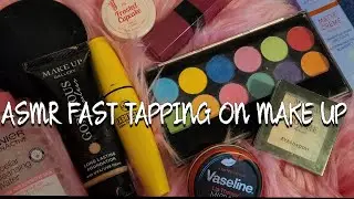 ASMR Fast Tapping on Make Up & Whispering - Tingles Upon Tingles !   #asmr