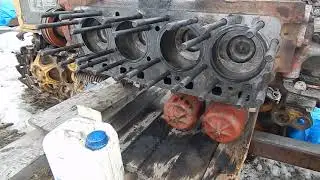 АВАРИЙНЫЙ РЕМОНТ ТРАКТОРА ДТ-75 В ЧИСТОМ ПОЛЕ ЗИМОЙ 2021Г.    БИО-ФЕРМА МАНГАЛИЦА