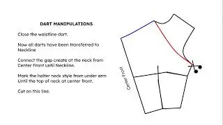 Neckline Darts- Pattern Conversions