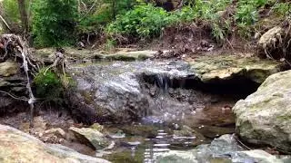 Dreamy "Cascades" flowing water, soothing music