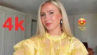 See through transparent lingerie 4k | sheer wet vs dry micro bikini & transparent try on haul 