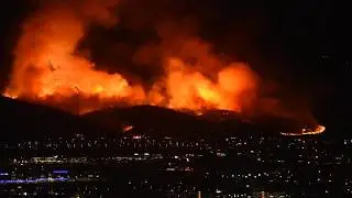 Lehi Traverse Fire 06.28.2020 (Transformer takes out power)