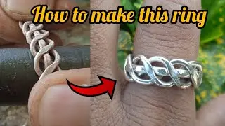 Silver Four Wire Ring | How To Make This Ring