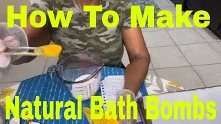 How To Make Natural Bath Bomb Embeds * Part 3 *