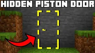 🦅 Minecraft Bedrock 1.19 | EASY HIDDEN PISTON DOOR TUTORIAL!