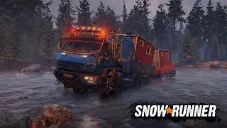 SnowRunner ▷ Везём бытовки 