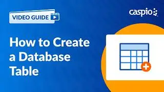 How to Create a Database Table