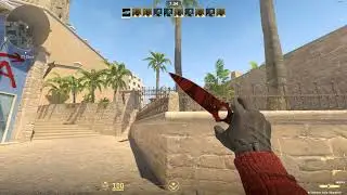 CS2 Source 2 Skeleton Knife Slaughter | NEW MAP Mirage (Draw animation)