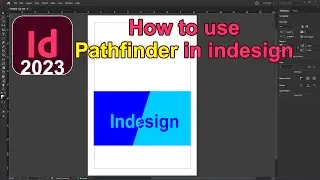 how to cut text out of a shape indesign
