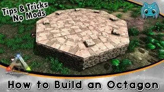 ARK Building Tips & Tricks No Mods :: How to Build an Octagon!!!