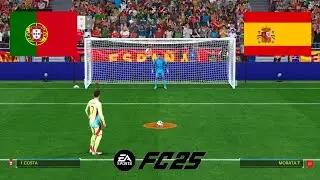 Portugal Vs Spain- Nations league finals PK- FC25 gameplay.