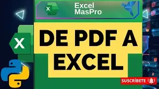 Pasar de PDF a Excel con Python