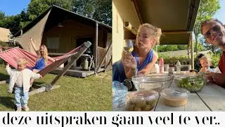 Overnachten in een VILLA tent & Ik moet iets aan jullie kwijt.. | Weekvlog✨