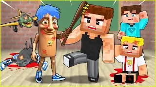 TUNG TUNG SAHUR ÇETESİ VE ÇOCUKLAR OKULDA ÇOK KÖTÜ KAVGA ETTİ! 😱 - Minecraft