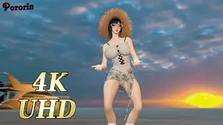 【VAM】I was picked up at the beach...【MMD】Touch my body【4K】